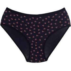 Dondeza 201 Bayan Desenli L Beden Külot - Lacivert - STANDART