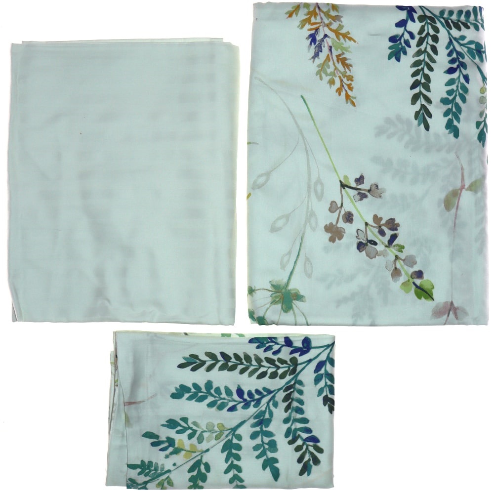 Demirci Desenli Saten Tek Kişilik Nevresim Takımı 160x220cm