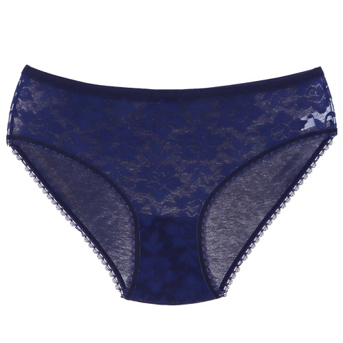 Dondeza 204 Bayan Dantelli L Beden Külot - Lacivert - STANDART