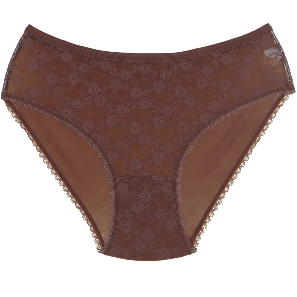 Dondeza 204 Bayan Dantelli L Beden Külot - Vizon - STANDART