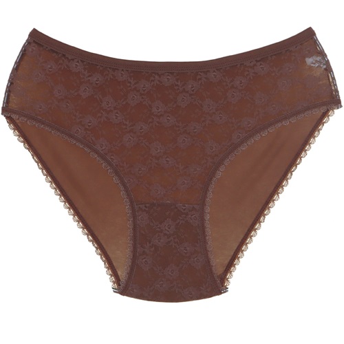 Dondeza 204 Bayan Dantelli L Beden Külot - Vizon - STANDART