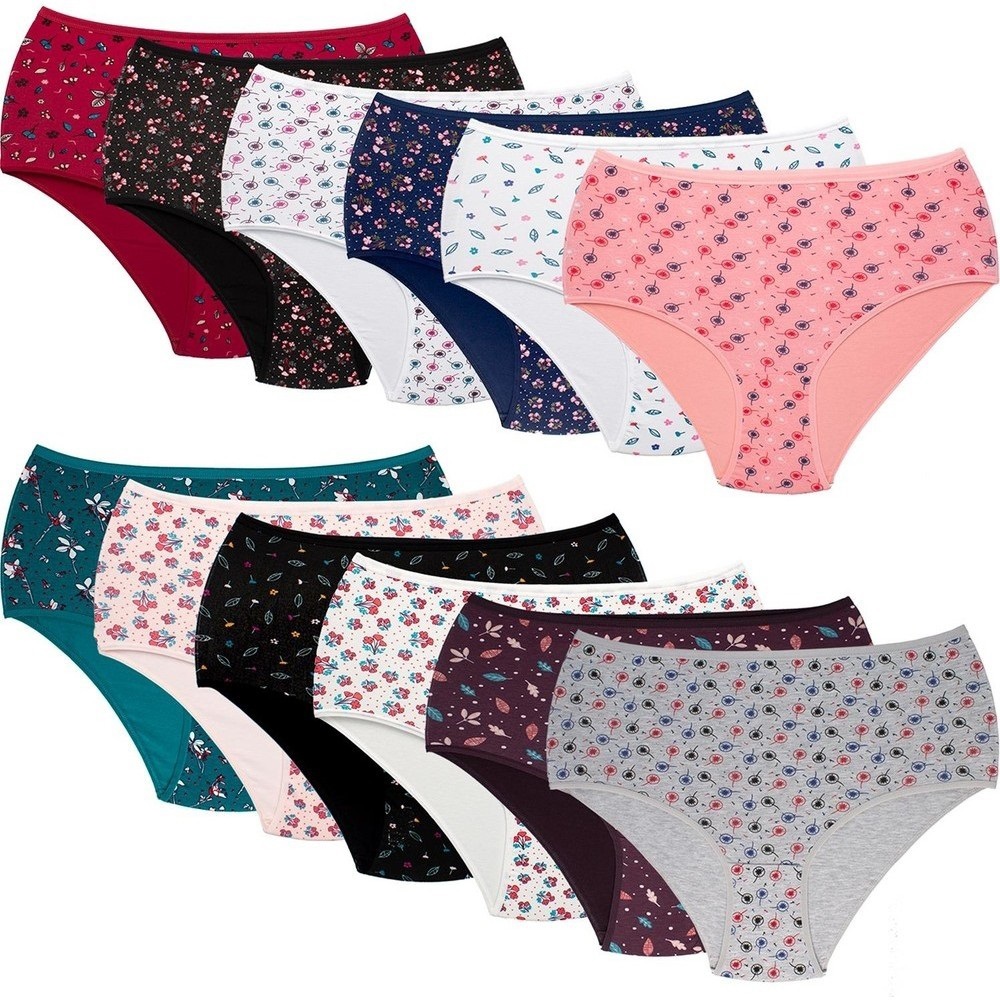 Dondeza 615 Bayan Desenli 3XL Beden Bato - Karışık Renk - 3XL