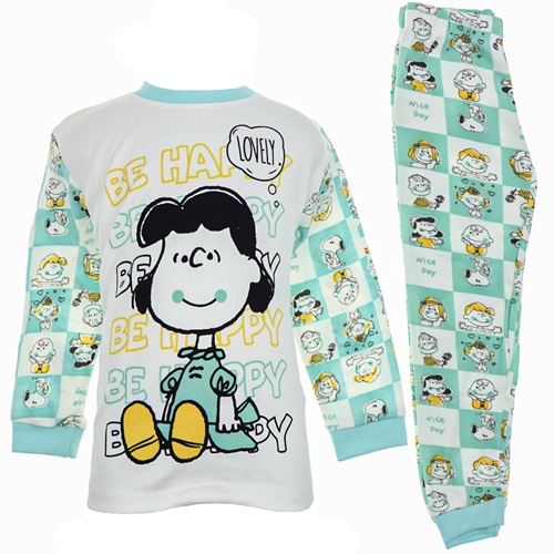 Süpermini 9250 Çizgi Karakter Desenli 2 li Kız Çocuk Pijama Takımı 7-9 Yaş