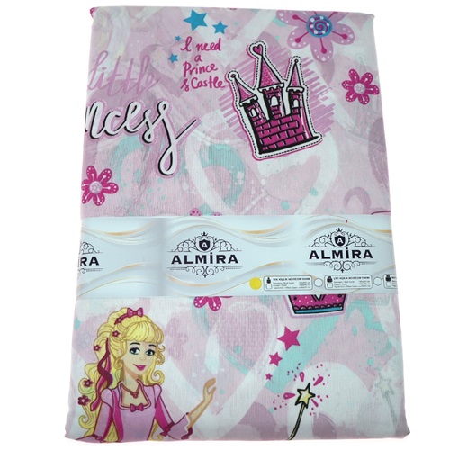 Almira Kız Çocuk Kutulu Tek kişilik Baskılı Nevresim Takımı 160x240 cm