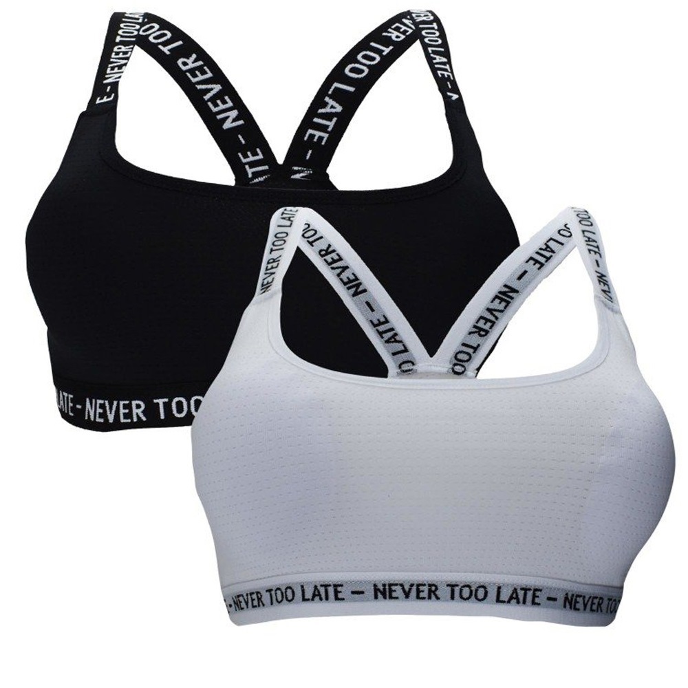 Deza 5034 Bayan Sporcu Puanlı Pedli Büstiyer - Beyaz - 80-85