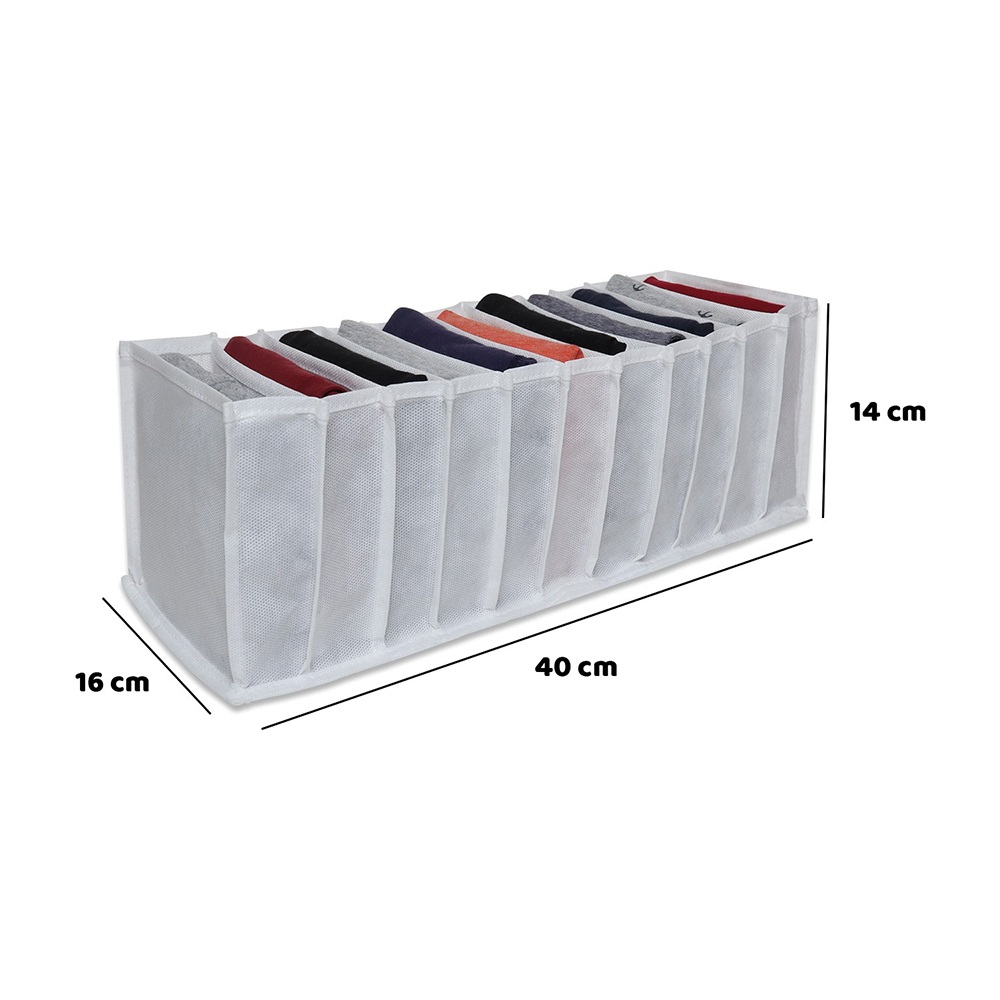 Serstil Çizgili Akordiyon Düzenleyici Organizer 12X40X12 Cm