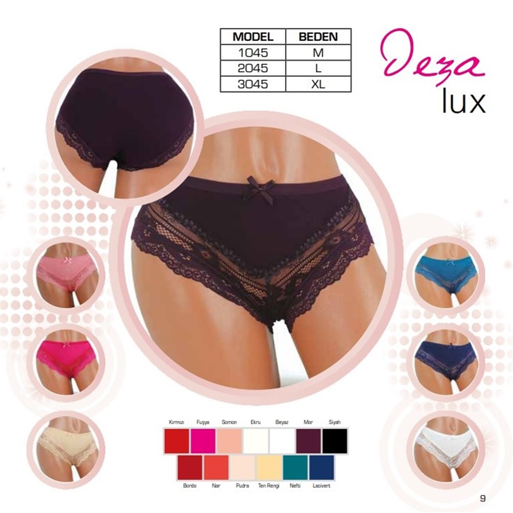 Deza 2045 Bayan L Beden Paçası Sur Külot- Ekru - STANDART