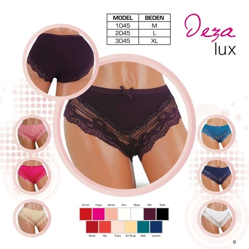 Deza 2045 Bayan L Beden Paçası Sur Külot- Siyah - STANDART