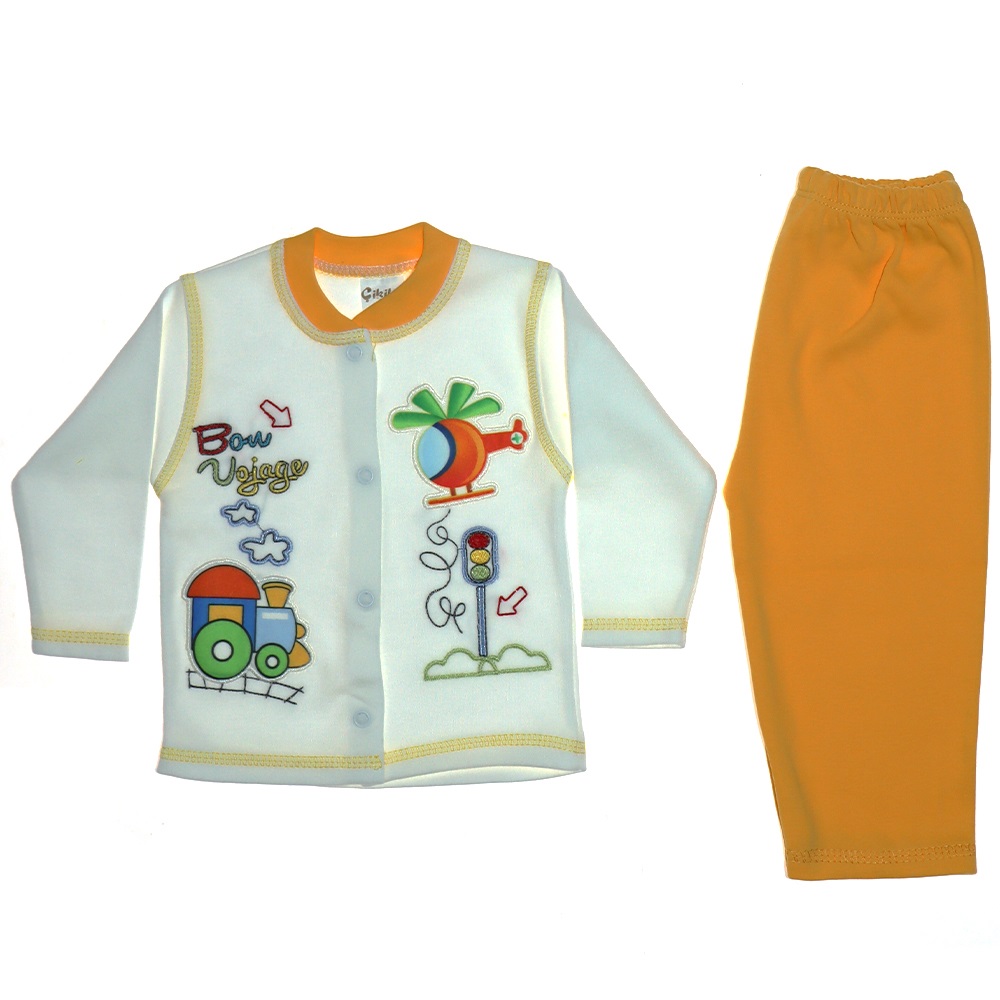 Çikita 270 Erkek Çocuk Kremli Kareokalı Tren Ve Helikopterli Takım 1 Yaş