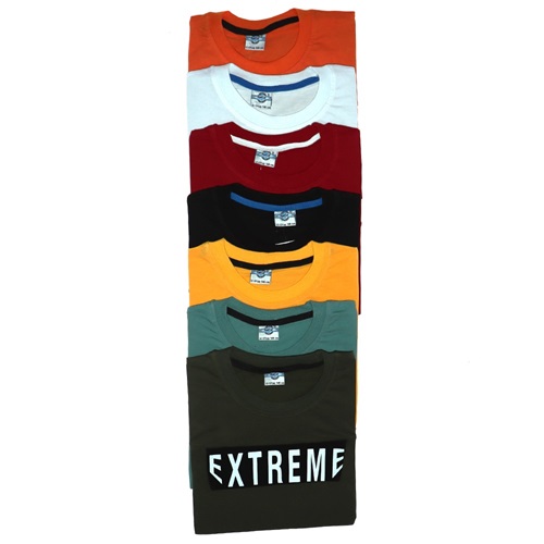 Twix 4638 Erkek Çocuk Extreme Bas. Sıfır Yaka Penye Tişört 12-16 Yaş - Sarı - 12-16 YAŞ