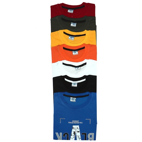 Twix 4634 Erkek Çocuk Black Bas. Sıfır Yaka Penye Tişört 12-16 Yaş - Haki - 12-16 YAŞ