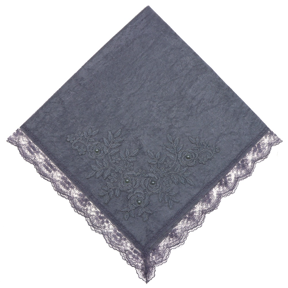 ÖFG Aplike Kadife İncili Güpürlü Bohça