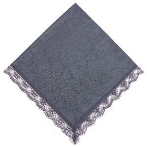 ÖFG Aplike Kadife İncili Güpürlü Bohça