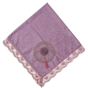 ÖFG Kadife Güllü Püsküllü Bohça