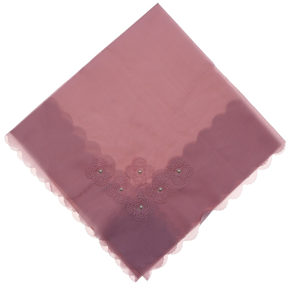 ÖFG İğne Oyalı İncili Yakma Bohça - Ekru - STANDART