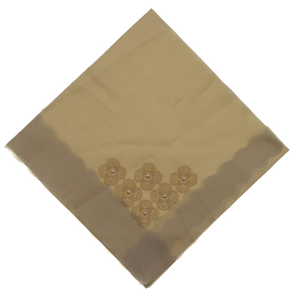 ÖFG İğne Oyalı İncili Yakma Bohça - Ekru - STANDART