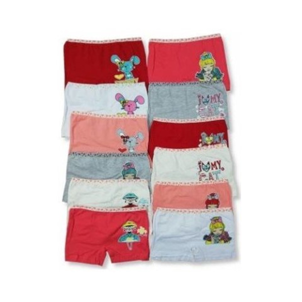 Dondeza 402 Baskılı Kız Çocuk Boxer