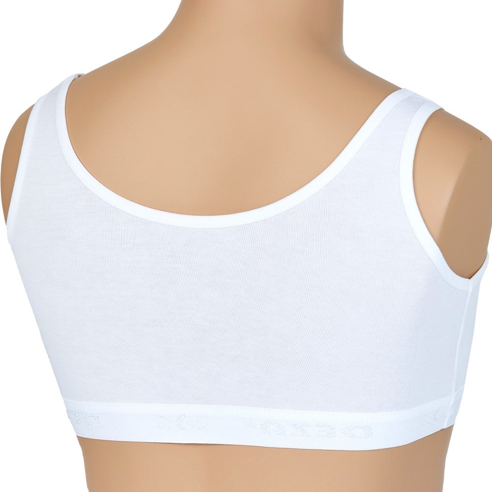 Dondeza 413 Düz Kalın Askı Büstiyer - Beyaz - L-XL