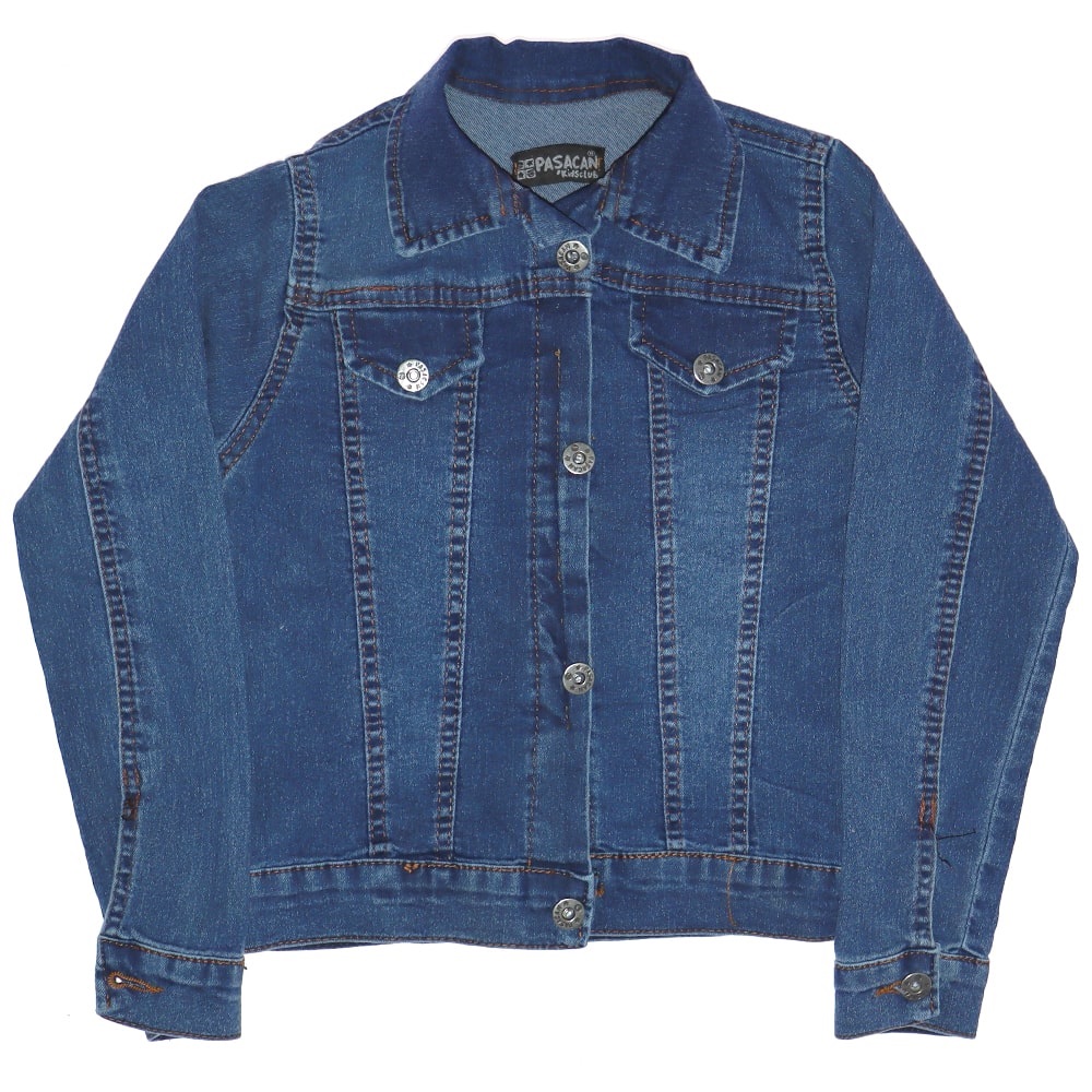 Paşacan 50501-1 Erkek Çocuk Likralı Kot Ceket 3-7 Yaş