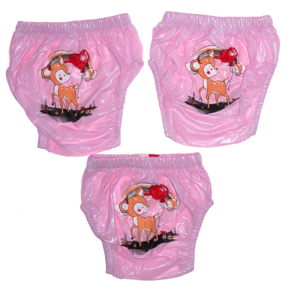 Story Baby 11-030 Kız Çocuk Kokulu Desenli Alıştırma Külotu 2-3-4 Yaş - Pembe - 2-3-4 YAŞ