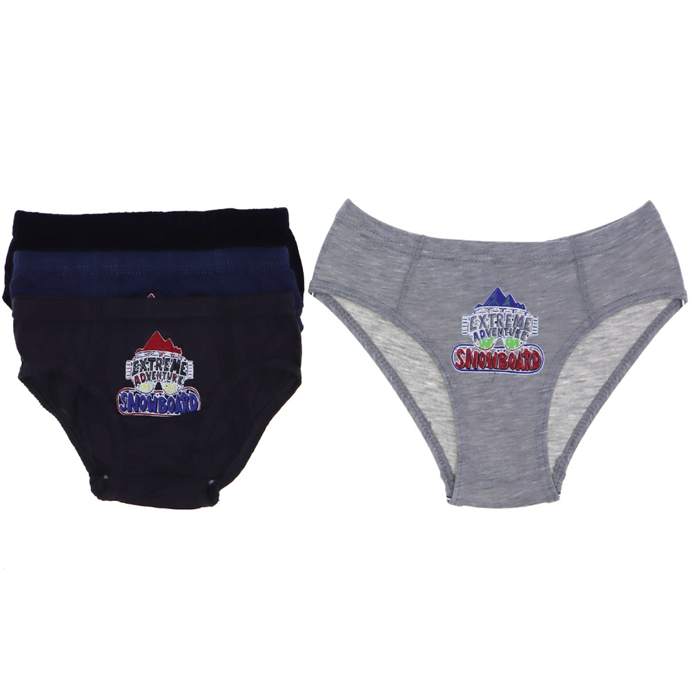 Dondeza 502 Baskılı Erkek Çocuk Slip - karışık renk - 9-10 YAŞ