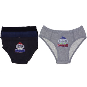 Dondeza 502 Baskılı Erkek Çocuk Slip - karışık renk - 9-10 YAŞ
