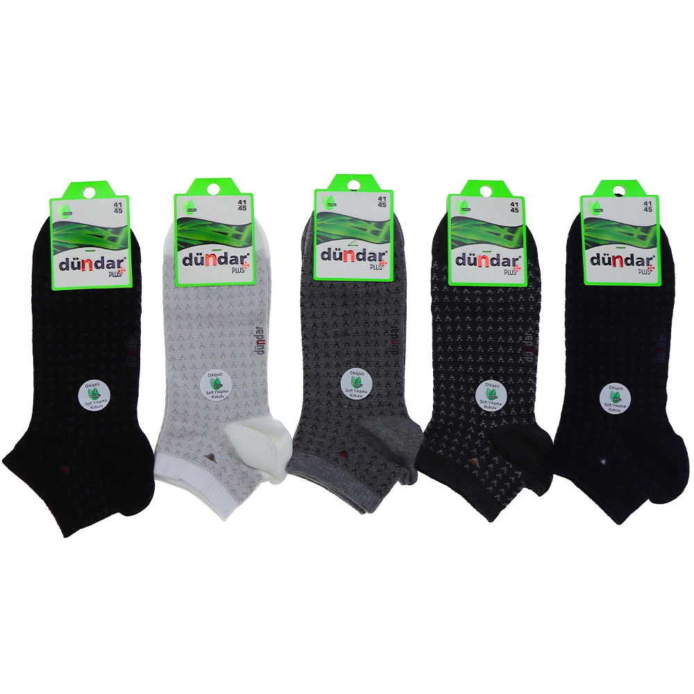 Dündar 4605 Erkek Bambu Plus Dikişsiz Soft Y. Kokulu Patik Çorap