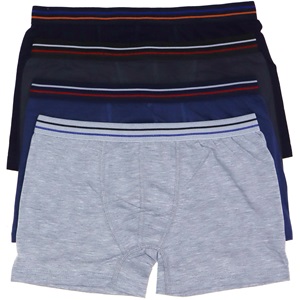 Al Deza 551 Düz Erkek Çocuk Boxer - karışık renk - 9-10 YAŞ