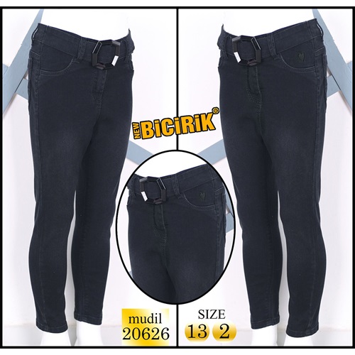 Bicirik 20626 Kız Garson Likralı Kot Pantolon 10-13 Yaş