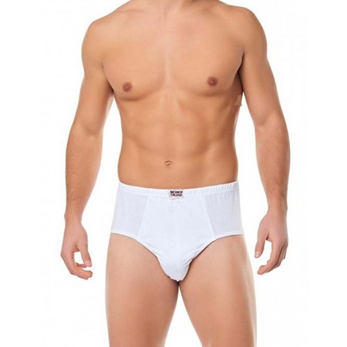 Sedef Yıldız 1005 Erkek Komslip - Beyaz - BATTAL