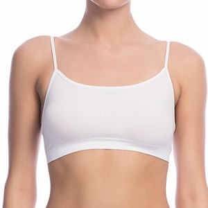 Nbb 2415 Bayan İnce Askılı Dikişsiz Büstiyer - Beyaz - S