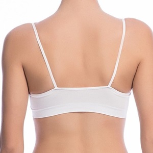 Nbb 2415 Bayan İnce Askılı Dikişsiz Büstiyer - Beyaz - S