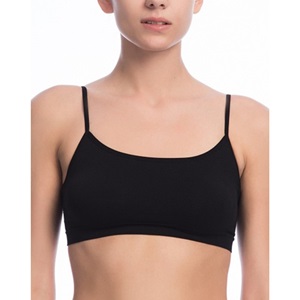 Nbb 2415 Bayan İnce Askılı Dikişsiz Büstiyer - Siyah - S