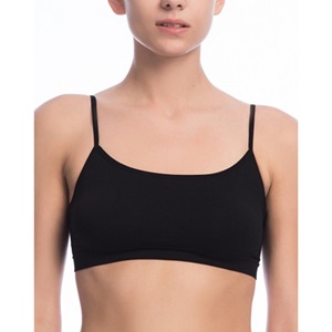 Nbb 2415 Bayan İnce Askılı Dikişsiz Büstiyer - Siyah - XL