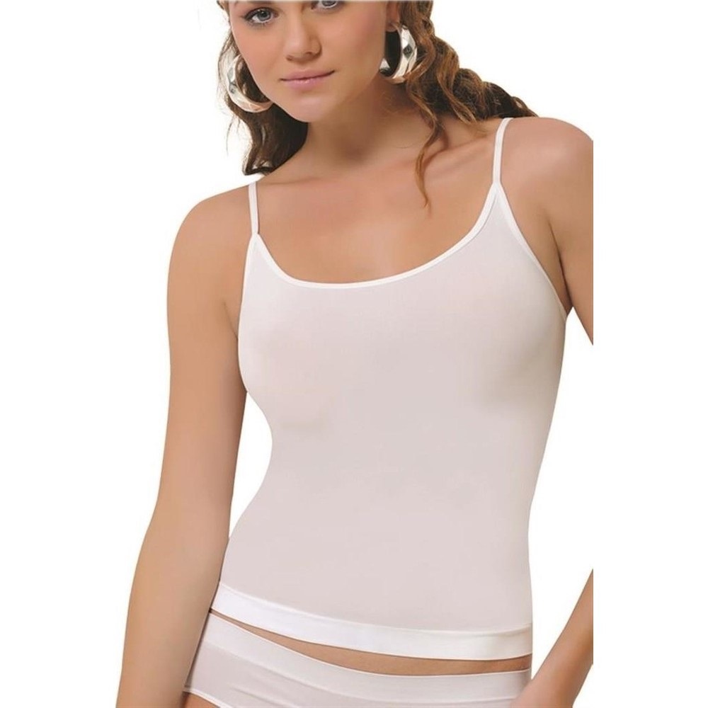 Nbb 2433 Bayan Takdel Dikişsiz İp Askılı Atlet