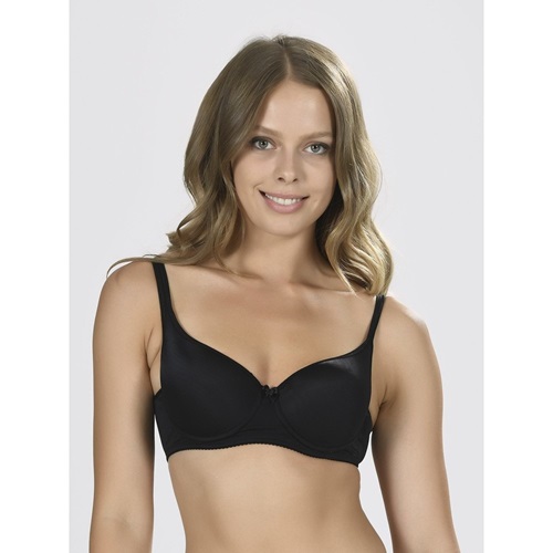 Nbb 3613 Bayan Basic Toparlayıcı C Cup Dolgusuz Sütyen 75-95 - Siyah - 75