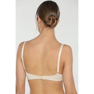 Nbb 3628 Bayan Kaplı Balenli Dolgusuz Emzirme Sütyeni - Ten - 80