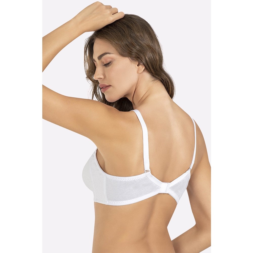 Nbb 351 Bayan Penye Toparlayıcı Battal Sütyen 100-110 - Beyaz - 100