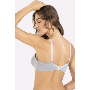 Nbb 351 Bayan Penye Toparlayıcı Battal Sütyen 100-110 - Gri - 105