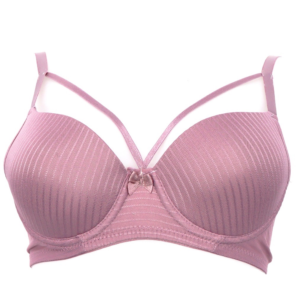 Billiza 2030 Bayan Çapraz Askılı Destekli Jakarlı Sütyen 75-90 - Bordo - 75-80-85-90