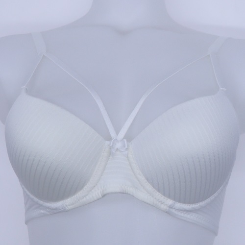 Billiza 2030 Bayan Çapraz Askılı Destekli Jakarlı Sütyen 75-90 - Ekru - 75-80-85-90