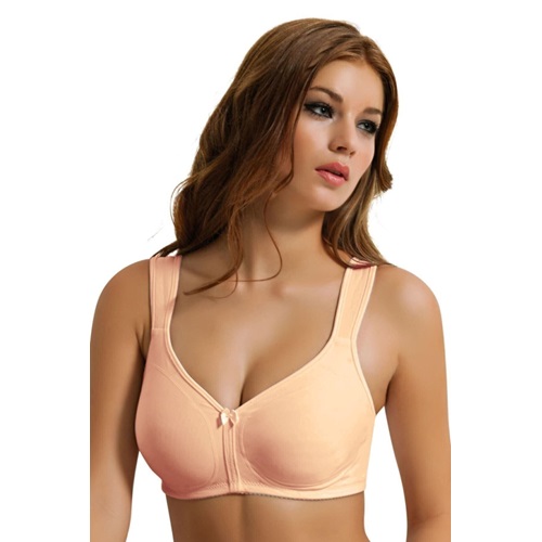 Nbb 3565 Bayan Dubleli Pamuklu Micro Toparlayıcı Sütyen 75-95 - Ten - 75