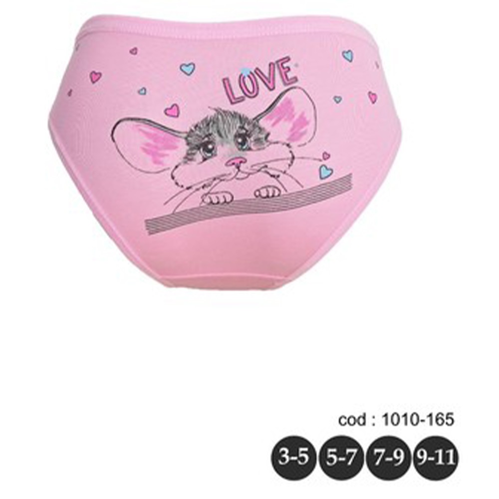 Koza 1010 Kız Baskılı Çocuk Külot