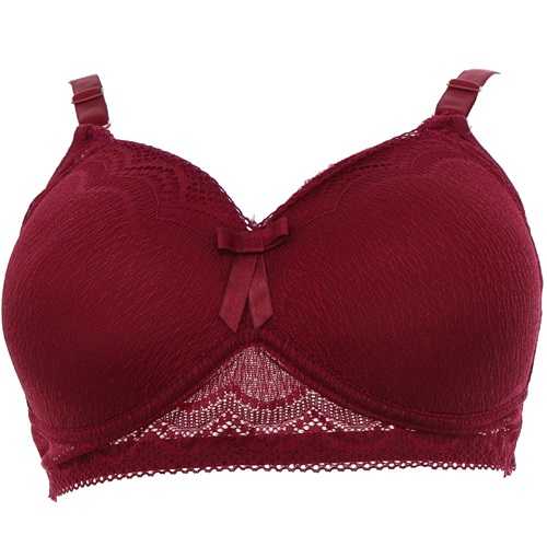Aysemin ER5017-C Bayan Dantelli Desteksiz Toparlayıcı Sütyen 85-105-C - Bordo - 85-90-95-100-105