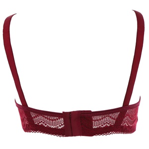 Aysemin ER5017-C Bayan Dantelli Desteksiz Toparlayıcı Sütyen 85-105-C - Bordo - 85-90-95-100-105
