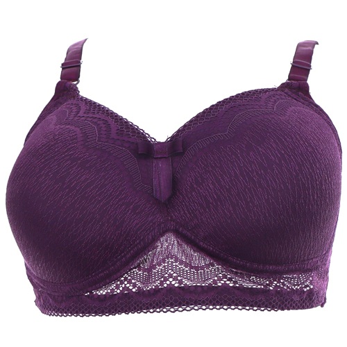 Aysemin ER5017-C Bayan Dantelli Desteksiz Toparlayıcı Sütyen 85-105-C - Mürdüm - 85-90-95-100-105