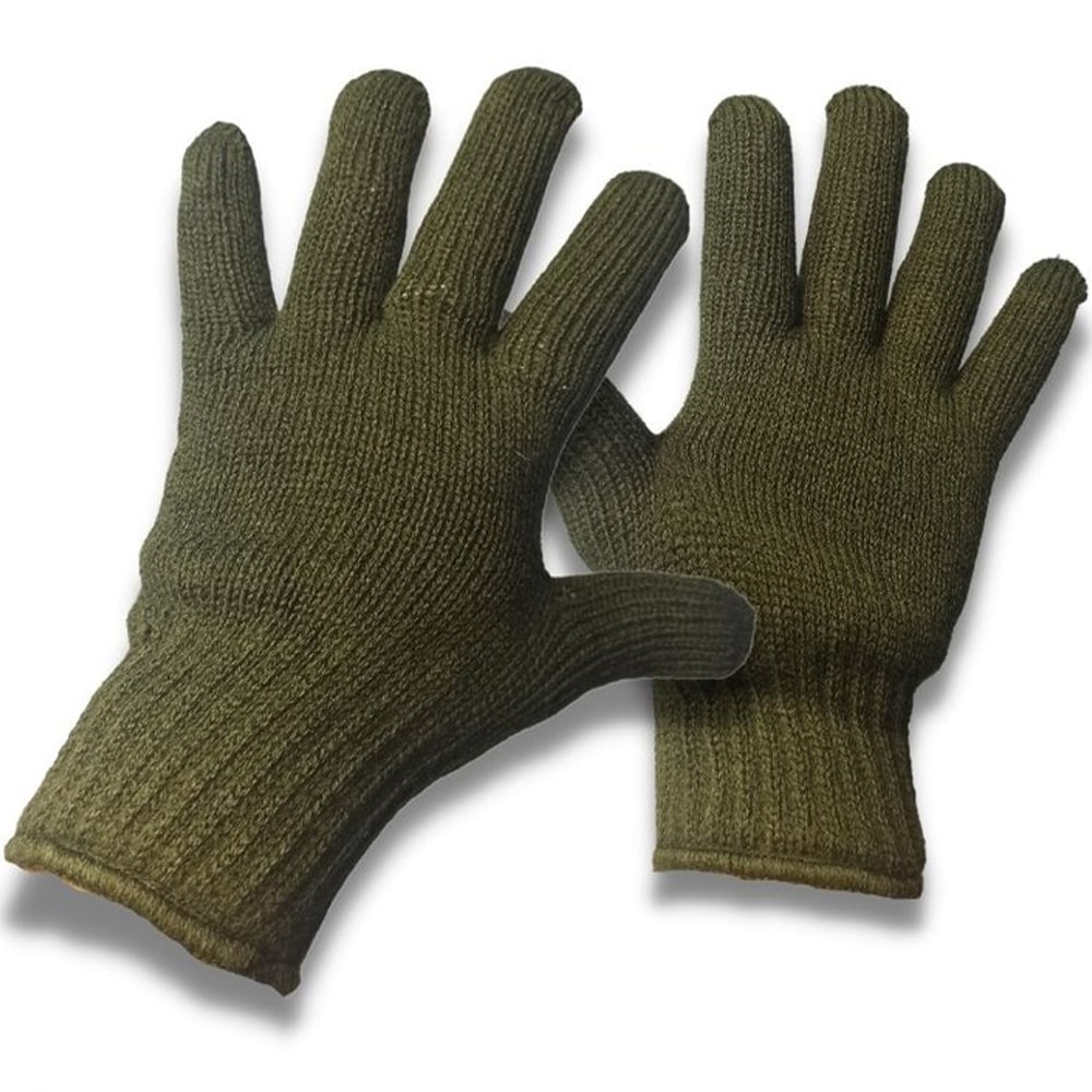 Ezel Erkek Süper Lüks Triko Eldiven - Haki