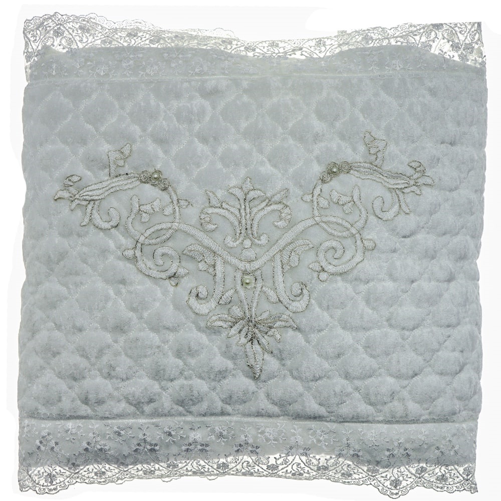 Havinland Lüx Kadife Dantelli İncili Yorgan Hurç