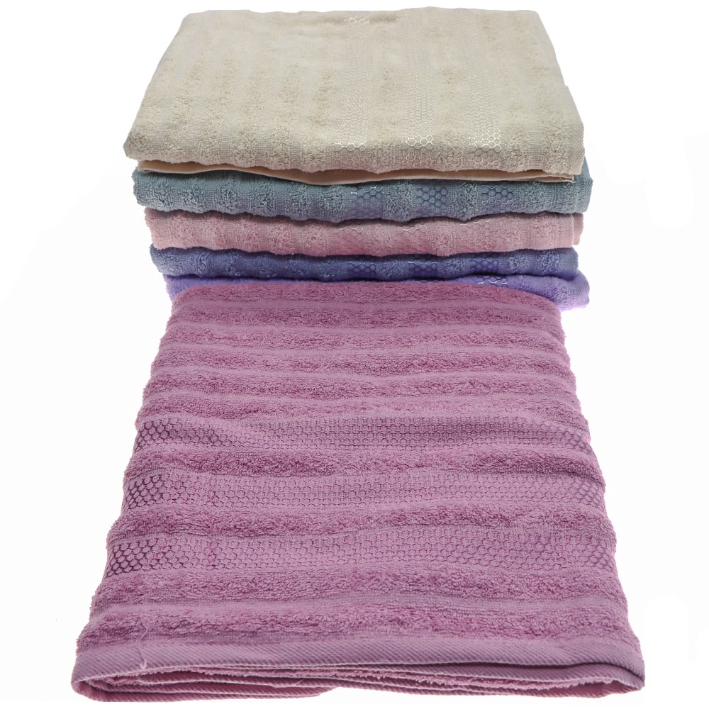 Özlüsoy Platonik Jakarlı 3000 g Banyo Havlusu 90x150 cm