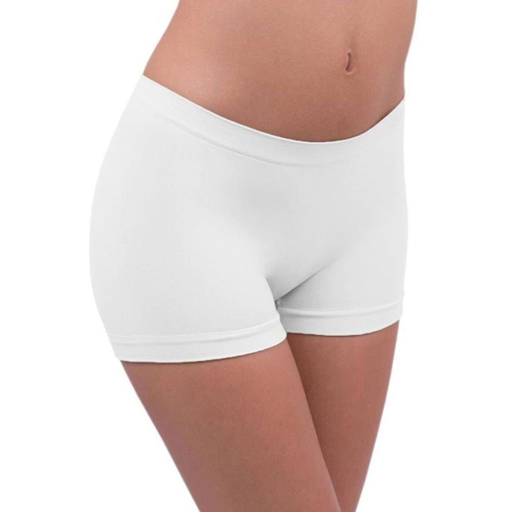 Nazik 9202 Bayan Dikişsiz Boxer Korse - Beyaz